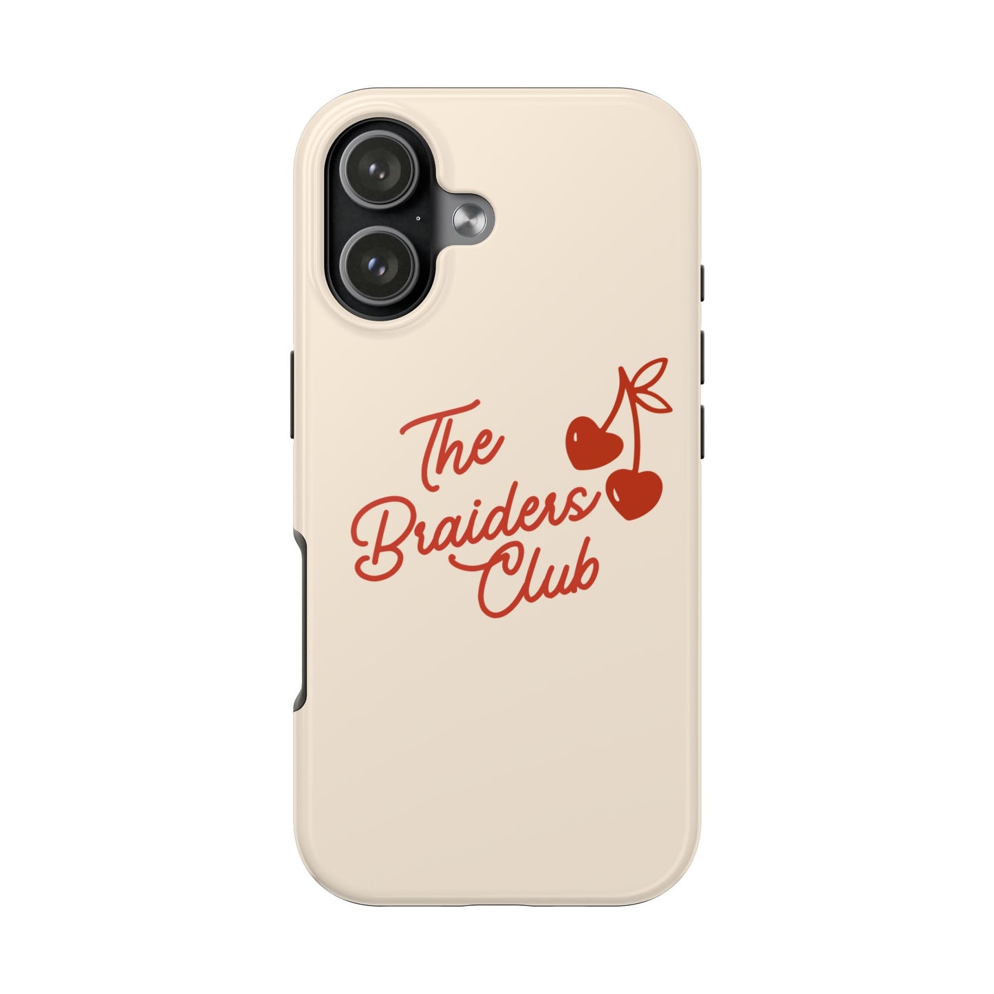 The Braiders Club Tough Phone Case — Vintage Cherry Hair Braiding Phone Cover